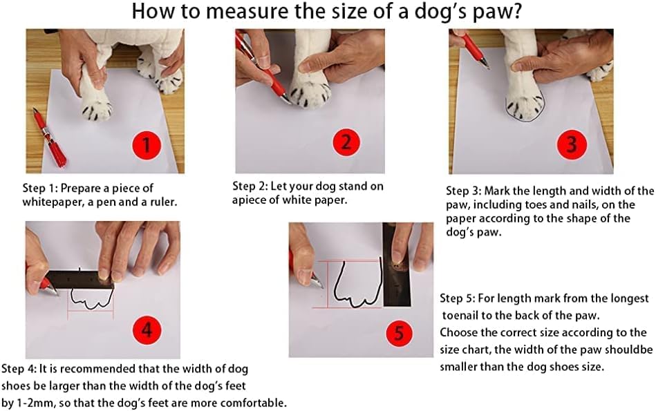 YAODHAOD Dog Shoes for Small Dogs, Puppy Dog Boots & Paw Protector for Winter Snowy Days, Anti-Slip Sole Dog Booties for Indoor Hardwood Floor 4PCS (Black, Size: 5)